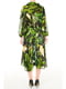 Платье зеленое в принт | 5663522 | фото 2