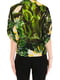 Блуза зеленая в принт | 5663523 | фото 2