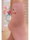 Шкарпетки кольору пудри з малюнком | 5663900 | фото 2