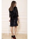 Платье черное с декором | 5663938 | фото 3