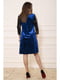 Платье цвета электрик с декором | 5663939 | фото 4