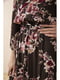 Сукня коричнева з квітковим принтом | 5663947 | фото 4