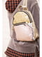 Рюкзак золотисто-пудровый декорированный | 5664007 | фото 2