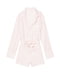Комбинезон пижамный бело-розовый в полоску | 5534917 | фото 6
