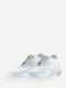 Кроссовки бело-серебристого цвета | 5666560