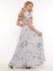 Платье лавандового цвета в цветочный принт | 5667232 | фото 4