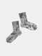 Шкарпетки сірі в розмитий принт | 5664838 | фото 2