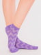 Шкарпетки лавандового кольору в зигзагоподібну смужку | 5664840 | фото 2