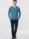 Пуловер синий | 5668821