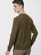 Пуловер кольору хакі | 5668822 | фото 3