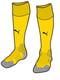 Гетры серо-желтого цвета с логотипом | 5670616