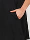 Платье А-силуэта черное | 5667482 | фото 4