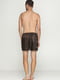 Пижамные шорты коричневые в принт | 5668225 | фото 2