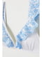 Купальный лиф белый с голубой отделкой | 5668234 | фото 2
