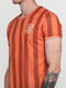 Футболка оранжевая в полоску | 5675719 | фото 3