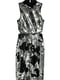 Платье черно-серебристое декорированное | 5632756 | фото 2