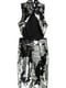 Сукня чорно-срібляста декорована | 5632756 | фото 3