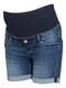 Шорти сині джинсові для вагітних | 5676791 | фото 2