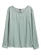 Блуза серо-мятного цвета | 5676920 | фото 2