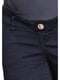 Шорты темно-синие джинсовые для беременных | 5677105 | фото 3