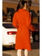 Пальто оранжевое | 5281777 | фото 8