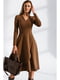 Платье коричневое | 5681804