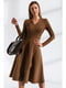 Платье коричневое | 5681804 | фото 3