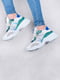 Кросівки біло-зеленого кольору | 5644288 | фото 3