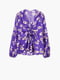 Блуза фіолетова з квітковим принтом | 5668872 | фото 5