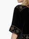 Блуза чорна з візерунком | 5669027 | фото 5