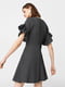 Платье черное с узором | 5669329 | фото 3