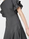 Платье черное с узором | 5669329 | фото 4