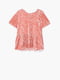 Блуза пастельно-розовая бархатная | 5669405 | фото 5