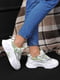 Кросівки біло-зеленого кольору з логотипом | 5672631 | фото 8