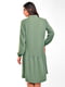Платье-рубашка оливкового цвета | 5684042 | фото 4