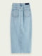 Спідниця джинсова синя | 5687510 | фото 2