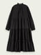 Платье черное с перфорацией | 5687520 | фото 6