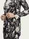 Жакет чорний з квітковим принтом | 5687524 | фото 4