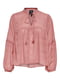 Блуза розового цвета с узором | 5687611