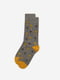 Шкарпетки сірі з малюнком | 5692855