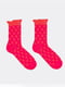 Шкарпетки рожеві в принт | 5693620 | фото 2