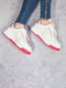 Кросівки білі-малинові | 5643013 | фото 3