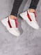 Кроссовки бело-красные | 5643121 | фото 2