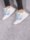 Кросівки білі з контрастними вставками | 5643125 | фото 3