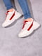 Кроссовки бело-красные | 5643213 | фото 3