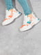 Кроссовки бело-оранжевые | 5643329 | фото 3
