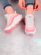 Кросівки біло-рожеві | 5643578