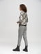 Жакет комбінованого кольору з візерунком-ромбом | 5695043 | фото 5