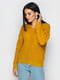 Пуловер горчичного цвета | 5697733