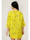 Блуза жовта з квітковим принтом | 5699701 | фото 2